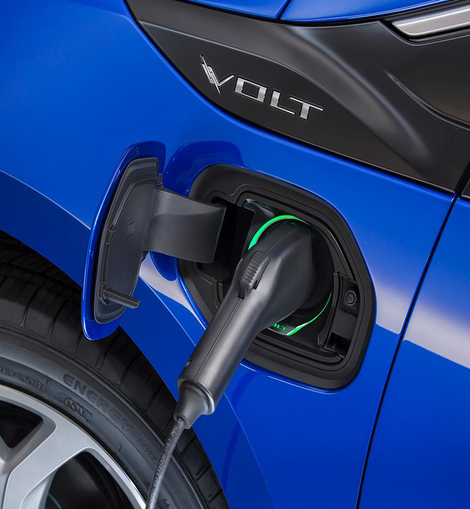 Chevy volt deals illuminated charge port